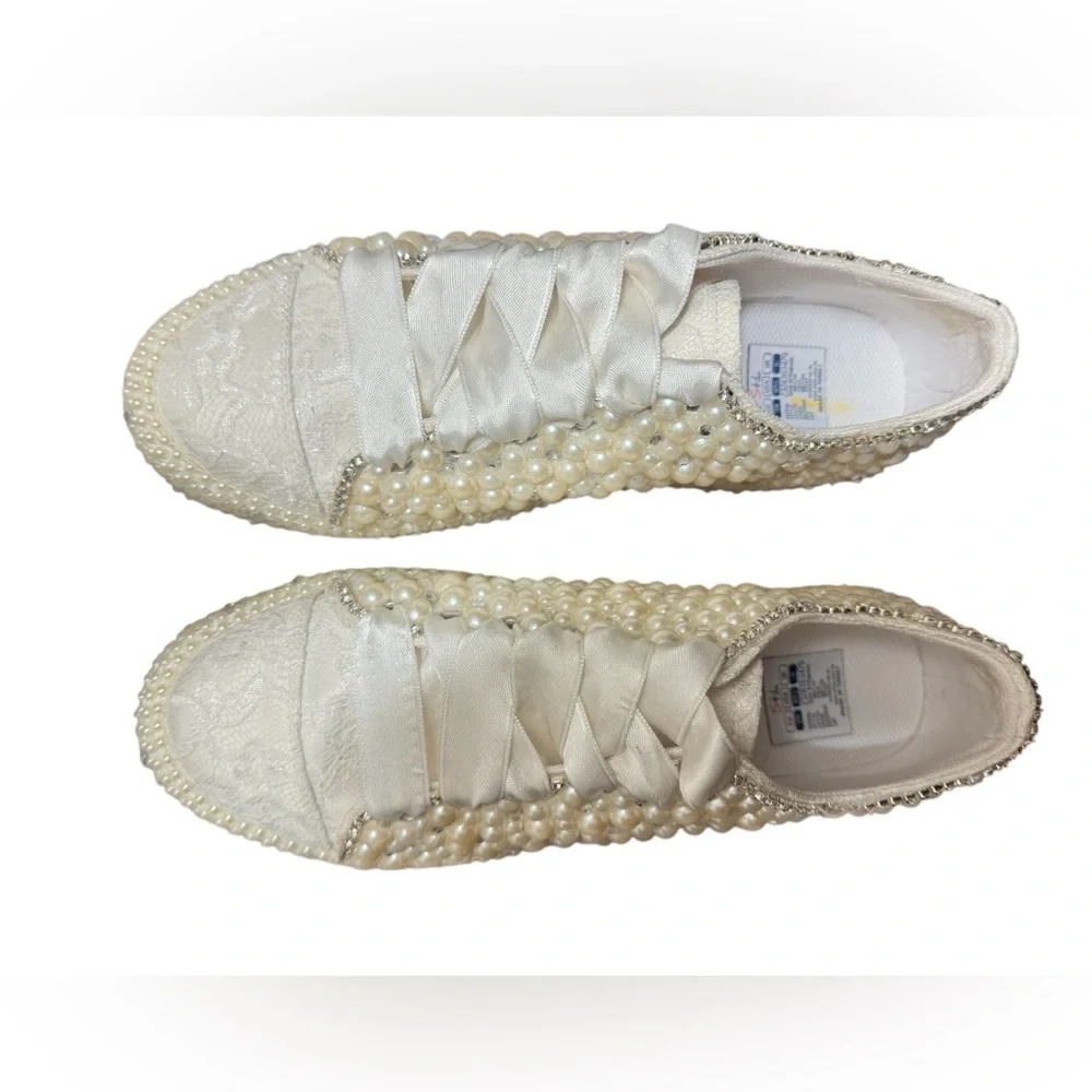 Stilo Cream Textured Espadrilles with Shimmery Finish|Made in Turkey.